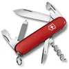 Image de Victorinox Sportsman Couteau de Poche Suisse, Léger, Couteau Multifonction, 13 Fonctions, Grand Lame, Ouvre Boite, Tire Bouchon, Rouge en occasion ou reconditionné