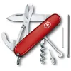 Image de Victorinox Couteau Suisse Compact, 15 Fonctions, Swiss Made, Outil Multifonction, y c. Lame, Mini-Tournevis, Décapsuleur, Rouge en occasion ou reconditionné