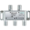 Image de bve 4-01p splitter distributeur repartiteur 4 voies sorties pour fm catv télévision numérique par câble (5-1218 mhz)