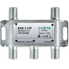 Image de bab dérivateur 3?12p 3 directions 12 db la télévision par câble catv multimédia dvb t2 classe a + 10 db, 5?1218 mhz métal