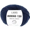 Image de Pelote de laine à tricoter MERINO 120 -(...) - Bleu (34)