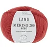 Image de Pelote de laine à tricoter pour layette MERINO 200 BEBE -(...) - 360 Rouge