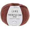 Image de Pelote de laine à tricoter pour layette MERINO 200 BEBE -(...) - 387 Orange