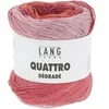 Image de Coton à tricoter et à crocheter QUATTRO DEGRADE - 100GR -(...) - Multicolore 0002 (Fuchsia-Rouge-Rose)