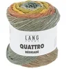 Image de Coton à tricoter et à crocheter QUATTRO DEGRADE - 100GR -(...) - Multicolore 0003 (Nougat-Jaune-Vert olive)
