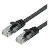 Image de VALUE - Cordon de raccordement - RJ-45 (M) pour RJ-45 (M) - 2 m - UTP - CAT 6 - sans halogène, moulé, sans crochet - noir