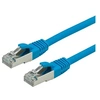 Image de VALUE - Cordon de raccordement - RJ-45 (M) pour RJ-45 (M) - 1 m - SFTP, PiMF - CAT 6 - sans halogène, moulé, sans crochet, bloqué - bleu