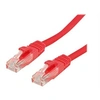 Image de VALUE - Cordon de raccordement - RJ-45 (M) pour RJ-45 (M) - 1 m - UTP - CAT 6a - moulé, sans crochet - rouge, RAL 3000