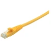 Image de VALUE - Cordon de raccordement - RJ-45 (M) pour RJ-45 (M) - 50 cm - UTP - CAT 6a - moulé, sans crochet - jaune, RAL 1004