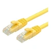 Image de VALUE - Cordon de raccordement - RJ-45 (M) pour RJ-45 (M) - 3 m - UTP - CAT 6a - moulé, sans crochet - jaune, RAL 1004