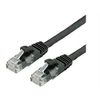 Image de VALUE - Cordon de raccordement - RJ-45 (M) pour RJ-45 (M) - 2 m - UTP - CAT 6a - moulé, sans crochet - noir, RAL 9011
