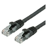 Image de VALUE - Cordon de raccordement - RJ-45 (M) pour RJ-45 (M) - 10 m - UTP - CAT 6a - moulé, sans crochet - noir, RAL 9011