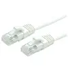 Image de VALUE - Cordon de raccordement - RJ-45 (M) pour RJ-45 (M) - 50 cm - UTP - CAT 6a - moulé, sans crochet - blanc, RAL 9003