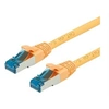 Image de VALUE - Cordon de raccordement - RJ-45 (M) pour RJ-45 (M) - 10 m - SFTP, PiMF - CAT 6a - sans halogène, moulé, sans crochet, bloqué - jaune
