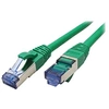 Image de VALUE - Cordon de raccordement - RJ-45 (M) pour RJ-45 (M) - 2 m - SFTP, PiMF - CAT 6a - sans halogène, moulé, sans crochet, bloqué - vert