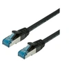 Image de VALUE - Cordon de raccordement - RJ-45 (M) pour RJ-45 (M) - 1 m - SFTP, PiMF - CAT 6a - sans halogène, moulé, sans crochet, bloqué - noir