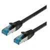 Image de VALUE - Cordon de raccordement - RJ-45 (M) pour RJ-45 (M) - 2 m - SFTP, PiMF - CAT 6a - moulé, sans crochet, bloqué - noir