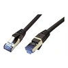 Image de VALUE - Cordon de raccordement - RJ-45 (M) pour RJ-45 (M) - 5 m - SFTP, PiMF - CAT 6a - sans halogène, moulé, sans crochet, bloqué - noir