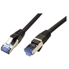Image de VALUE - Cordon de raccordement - RJ-45 (M) pour RJ-45 (M) - 10 m - SFTP, PiMF - CAT 6a - sans halogène, moulé, sans crochet, bloqué - noir