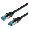 Image de VALUE - Cordon de raccordement - RJ-45 (M) pour RJ-45 (M) - 15 m - SFTP, PiMF - CAT 6a - moulé, sans crochet, bloqué - noir