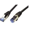 Image de VALUE - Cordon de raccordement - RJ-45 (M) pour RJ-45 (M) - 20 m - SFTP, PiMF - CAT 6a - moulé, sans crochet, bloqué - noir