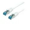 Image de VALUE - Cordon de raccordement - RJ-45 (M) pour RJ-45 (M) - 50 cm - SFTP, PiMF - CAT 6a - sans halogène, moulé, sans crochet, bloqué - blanc