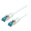 Image de VALUE - Cordon de raccordement - RJ-45 (M) pour RJ-45 (M) - 2 m - SFTP, PiMF - CAT 6a - sans halogène, moulé, sans crochet, bloqué - blanc