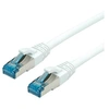 Image de VALUE - Cordon de raccordement - RJ-45 (M) pour RJ-45 (M) - 5 m - SFTP, PiMF - CAT 6a - sans halogène, moulé, sans crochet, bloqué - blanc