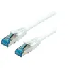 Image de VALUE - Cordon de raccordement - RJ-45 (M) pour RJ-45 (M) - 7 m - SFTP, PiMF - CAT 6a - sans halogène, moulé, sans crochet, bloqué - blanc