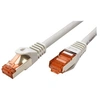 Image de Roline - Cordon de raccordement - RJ-45 (M) pour RJ-45 (M) - 2 m - SFTP, PiMF - CAT 6 - sans halogène, moulé, bloqué - gris