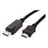 Image de VALUE - Câble adaptateur - DisplayPort mâle pour HDMI mâle - 3 m - blindé - noir