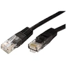 Image de Roline - Cordon de raccordement - RJ-45 (M) pour RJ-45 (M) - 2 m - UTP - CAT 5e - moulé - noir