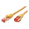 Image de Roline - Cordon de raccordement - RJ-45 (M) pour RJ-45 (M) - 1.5 m - SFTP, PiMF - CAT 6 - sans halogène, moulé, bloqué - jaune