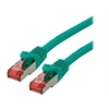 Image de Roline - Cordon de raccordement - RJ-45 (M) pour RJ-45 (M) - 30 cm - SFTP, PiMF - CAT 6 - sans halogène, moulé, bloqué - vert