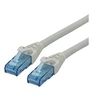 Image de Roline - Cordon de raccordement - RJ-45 (M) pour RJ-45 (M) - 30 cm - UTP - CAT 6a - sans halogène, moulé, bloqué - gris