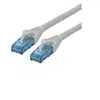 Image de Roline - Cordon de raccordement - RJ-45 (M) pour RJ-45 (M) - 1 m - UTP - CAT 6a - sans halogène, moulé, bloqué - gris