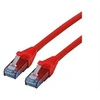 Image de Roline - Cordon de raccordement - RJ-45 (M) pour RJ-45 (M) - 5 m - UTP - CAT 6a - sans halogène, moulé, bloqué - rouge