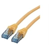 Image de Roline - Cordon de raccordement - RJ-45 (M) pour RJ-45 (M) - 15 m - UTP - CAT 6a - sans halogène, moulé, bloqué - jaune