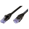 Image de Roline - Cordon de raccordement - RJ-45 (M) pour RJ-45 (M) - 7.5 m - UTP - CAT 6a - sans halogène, moulé, bloqué - noir