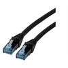 Image de Roline - Cordon de raccordement - RJ-45 (M) pour RJ-45 (M) - 15 m - UTP - CAT 6a - sans halogène, moulé, bloqué - noir