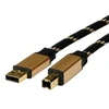 Image de Roline gold câble usb2.0 a-b m m 4,5m retail en blister 11.02.8805