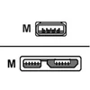 Image de Roline Gold - Câble Usb - Usb A 9 Broches Type A (M) - Micro-Usb Type B A 9 Broches (M) - 80 Cm ( Usb 3.0 )