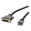 Image de Roline - Câble adaptateur - liaison double - DVI-D mâle pour HDMI mâle - 2 m - blindé - noir / argent - support 4K