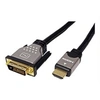 Image de Roline - Câble adaptateur - liaison double - DVI-D mâle pour HDMI mâle - 3 m - blindé - noir / argent - support 4K