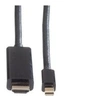 Image de Roline - Câble adaptateur - Mini DisplayPort mâle pour HDMI mâle - 3 m - blindé - noir
