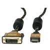 Image de Roline Gold - Câble adaptateur - liaison double - DVI-D mâle pour HDMI mâle - 2 m - blindé - noir, or - support 4K