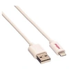 Image de Roline - Câble Lightning - Lightning mâle pour USB mâle - 15 cm - blindé - blanc - moulé