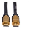 Image de Roline Premium - Câble HDMI avec Ethernet - HDMI mâle pour HDMI mâle - 4.5 m - double blindage - noir nylon - support 4K