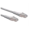 Image de Roline - Cordon de raccordement - RJ-45 (M) pour RJ-45 (M) - 50 cm - SFTP - CAT 6 - gris
