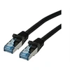 Image de Roline - Cordon de raccordement - RJ-45 (M) pour RJ-45 (M) - 50 cm - SFTP, PiMF - CAT 6a - noir